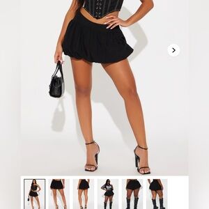 Fashion nova bubble skirt BNWT